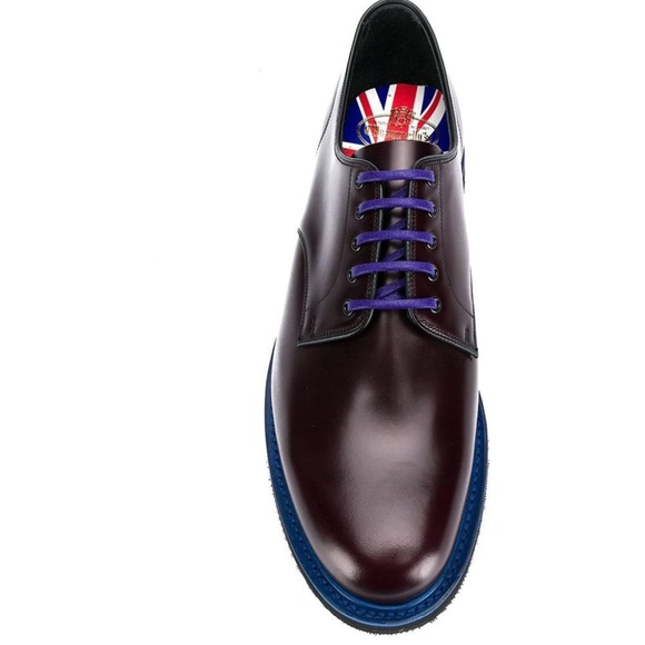 Church\'s Leyton5 Calf Leather Derby Burgundy blue main image 5